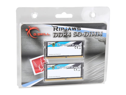 G.SKILL Ripjaws Series 32GB (2 x 16GB) 260-Pin DDR4 SO-DIMM DDR4 2666 (PC4 21300) Laptop Memory Model F4-2666C19D-32GRS