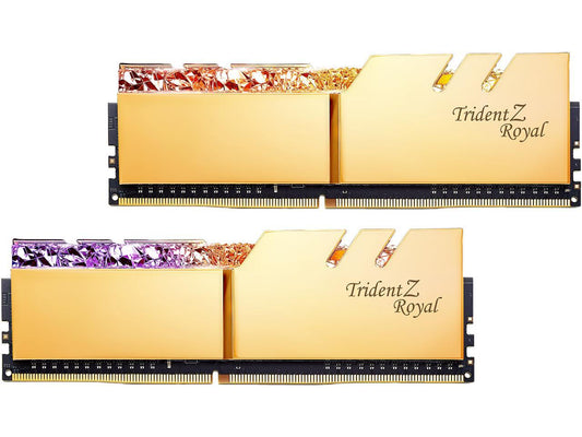 G.SKILL Trident Z Royal Series 32GB (2 x 16GB) 288-Pin DDR4 SDRAM DDR4 4000 (PC4 32000) Desktop Memory Model F4-4000C19D-32GTRG