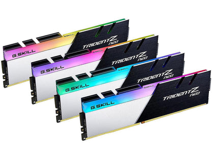 G.SKILL Trident Z Neo (For AMD Ryzen) Series 64GB (4 x 16GB) 288-Pin RGB DDR4 SDRAM DDR4 3600 (PC4 28800) Desktop Memory Model F4-3600C18Q-64GTZN