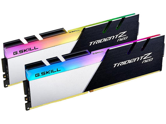 G.SKILL Trident Z Neo (For AMD Ryzen) Series 16GB (2 x 8GB) 288-Pin RGB DDR4 SDRAM DDR4 3000 (PC4 24000) Desktop Memory Model F4-3000C16D-16GTZN