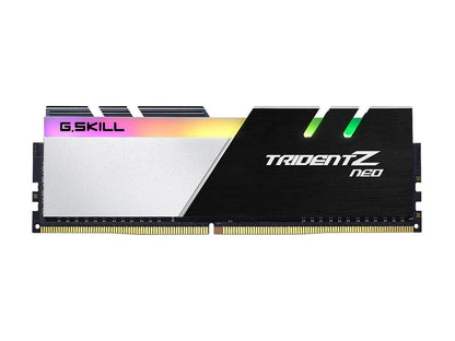 G.SKILL Trident Z Neo (For AMD Ryzen) Series 16GB (2 x 8GB) 288-Pin RGB DDR4 SDRAM DDR4 4000 (PC4 32000) Desktop Memory Model F4-4000C18D-16GTZN