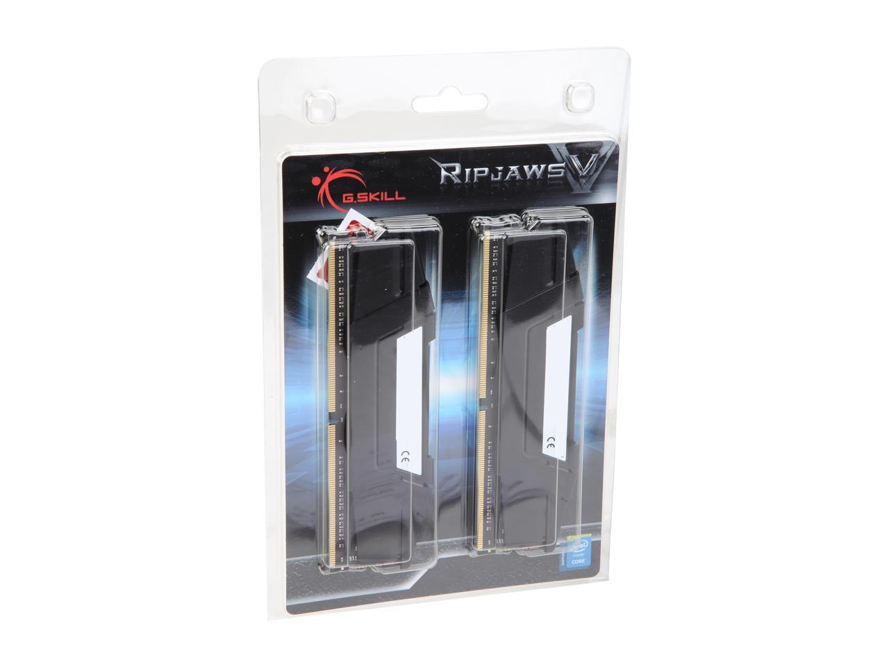 G.SKILL Ripjaws V Series 16GB (2 x 8GB) 288-Pin DDR4 SDRAM DDR4 3600 (PC4 28800) Intel XMP 2.0 Desktop Memory Model F4-3600C16D-16GVKC
