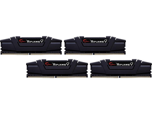 G.SKILL Ripjaws V Series 32GB (4 x 8GB) 288-Pin DDR4 SDRAM DDR4 3600 (PC4 28800) Desktop Memory Model F4-3600C16Q-32GVKC