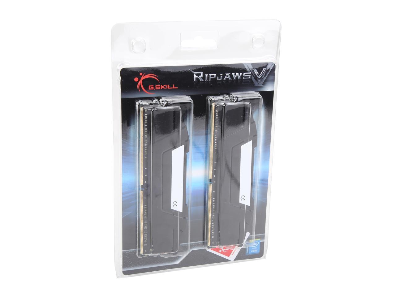 G.SKILL Ripjaws V Series 32GB (4 x 8GB) 288-Pin DDR4 SDRAM DDR4 3600 (PC4 28800) Desktop Memory Model F4-3600C18Q-32GVK