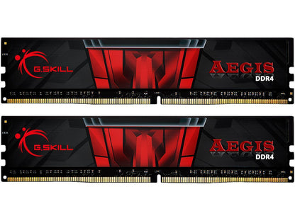 G.SKILL Aegis 16GB (2 x 8GB) 288-Pin DDR4 SDRAM DDR4 3200 (PC4 25600) Intel XMP 2.0 Memory Kit Model F4-3200C16D-16GIS