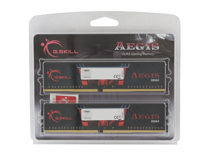G.SKILL Aegis 16GB (2 x 8GB) 288-Pin DDR4 SDRAM DDR4 3200 (PC4 25600) Intel XMP 2.0 Memory Kit Model F4-3200C16D-16GIS