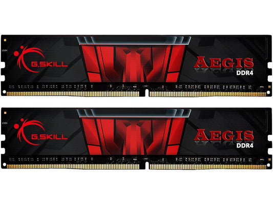 G.SKILL Aegis 32GB (2 x 16GB) 288-Pin DDR4 SDRAM DDR4 3200 (PC4 25600) Intel XMP 2.0 Memory Kit Model F4-3200C16D-32GIS