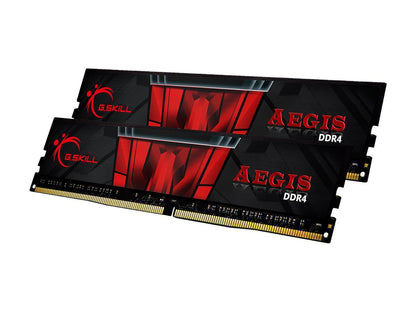 G.SKILL Aegis 32GB (2 x 16GB) 288-Pin DDR4 SDRAM DDR4 3200 (PC4 25600) Intel XMP 2.0 Memory Kit Model F4-3200C16D-32GIS