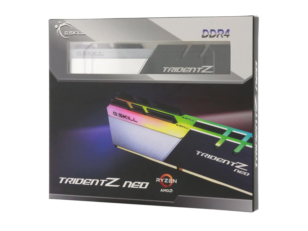 G.SKILL Trident Z Neo Series 16GB (2 x 8GB) 288-Pin DDR4 SDRAM DDR4 3600 (PC4 28800) Desktop Memory Model F4-3600C14D-16GTZNB