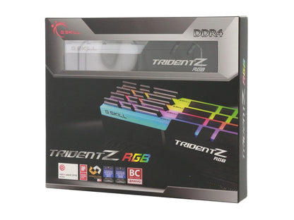 G.SKILL TridentZ RGB Series 64GB (4 x 16GB) 288-Pin DDR4 SDRAM DDR4 3600 (PC4 28800) Desktop Memory Model F4-3600C16Q-64GTZRC