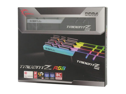G.SKILL TridentZ RGB Series 64GB (4 x 16GB) 288-Pin DDR4 SDRAM DDR4 3600 (PC4 28800) Desktop Memory Model F4-3600C18Q-64GTZR
