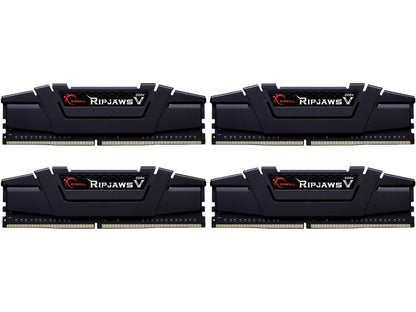 G.SKILL Ripjaws V Series 64GB (4 x 16GB) 288-Pin DDR4 SDRAM DDR4 3600 (PC4 28800) Desktop Memory Model F4-3600C18Q-64GVK