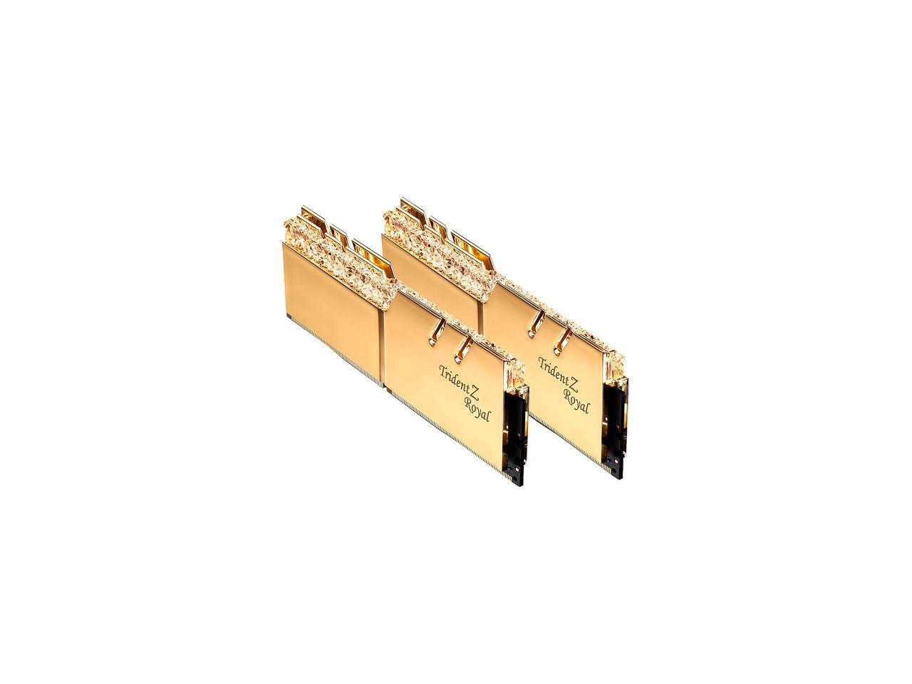 G.SKILL Trident Z Royal Series 16GB (2 x 8GB) 288-Pin DDR4 SDRAM DDR4 4000 (PC4 32000) Desktop Memory Model F4-4000C18D-16GTRG