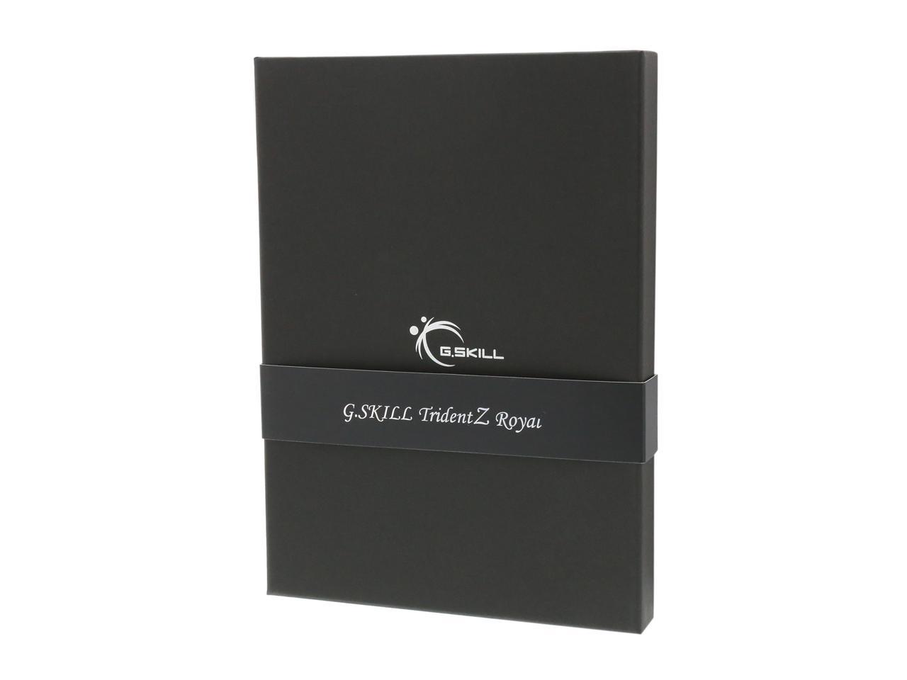 G.SKILL Trident Z Royal Series 32GB (4 x 8GB) 288-Pin DDR4 SDRAM DDR4 4000 (PC4 32000) Desktop Memory Model F4-4000C18Q-32GTRG