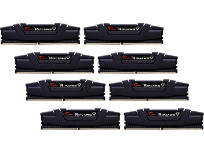 G.SKILL Ripjaws V Series 256GB (8 x 32GB) 288-Pin DDR4 SDRAM DDR4 2666 (PC4 21300) Desktop Memory Model F4-2666C18Q2-256GVK