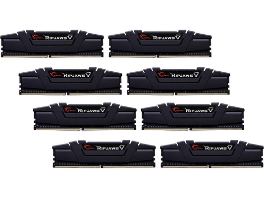 G.SKILL Ripjaws V Series 256GB (8 x 32GB) 288-Pin DDR4 SDRAM DDR4 2666 (PC4 21300) Desktop Memory Model F4-2666C18Q2-256GVK