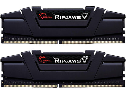 G.SKILL Ripjaws V Series 64GB (2 x 32GB) 288-Pin DDR4 SDRAM DDR4 3200 (PC4 25600) Intel XMP 2.0 Desktop Memory Model F4-3200C16D-64GVK