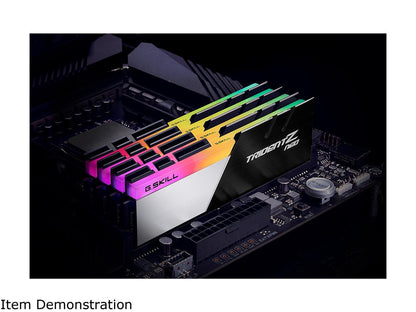 G.SKILL Trident Z Neo Series 64GB (2 x 32GB) 288-Pin DDR4 SDRAM DDR4 2666 (PC4 21300) Desktop Memory Model F4-2666C18D-64GTZN