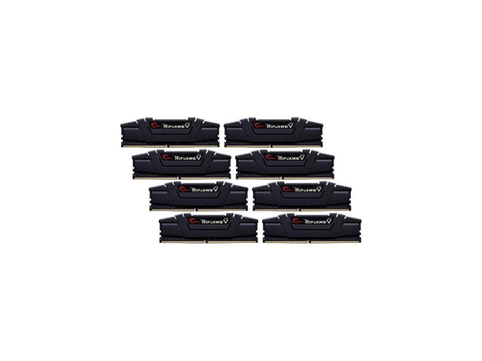 G.SKILL Ripjaws V Series 64GB (8 x 8GB) 288-Pin DDR4 SDRAM DDR4 3600 (PC4 28800) Desktop Memory Model F4-3600C14Q2-64GVKB