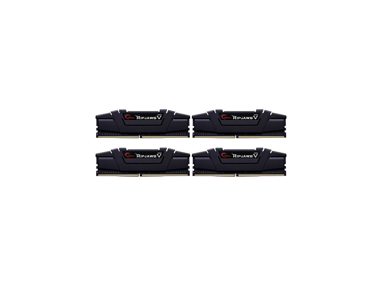 G.SKILL Ripjaws V Series 32GB (4 x 8GB) 288-Pin DDR4 SDRAM DDR4 4000 (PC4 32000) Desktop Memory Model F4-4000C15Q-32GVK