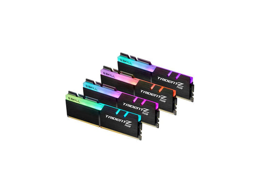 G.SKILL TridentZ RGB Series 32GB (4 x 8GB) 288-Pin DDR4 SDRAM DDR4 4000 (PC4 32000) Desktop Memory Model F4-4000C15Q-32GTZR