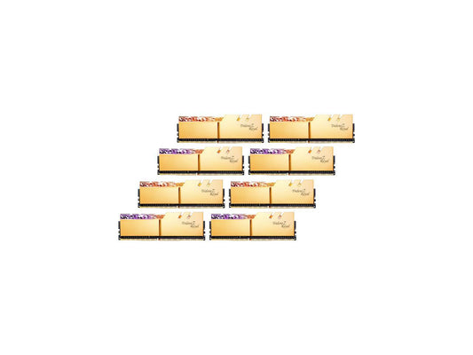 G.SKILL Trident Z Royal Series 64GB (8 x 8GB) 288-Pin DDR4 SDRAM DDR4 3600 (PC4 28800) Desktop Memory Model F4-3600C14Q2-64GTRGB