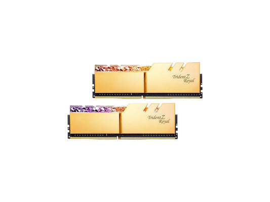 G.SKILL Trident Z Royal Series 16GB (2 x 8GB) 288-Pin DDR4 SDRAM DDR4 4000 (PC4 32000) Desktop Memory Model F4-4000C15D-16GTRG