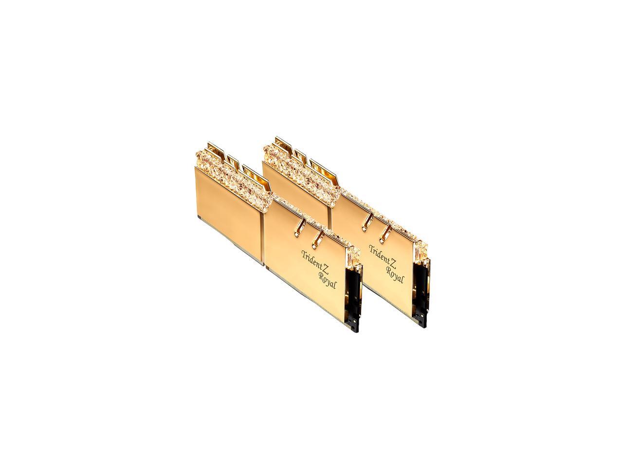 G.SKILL Trident Z Royal Series 16GB (2 x 8GB) 288-Pin DDR4 SDRAM DDR4 4000 (PC4 32000) Desktop Memory Model F4-4000C15D-16GTRG