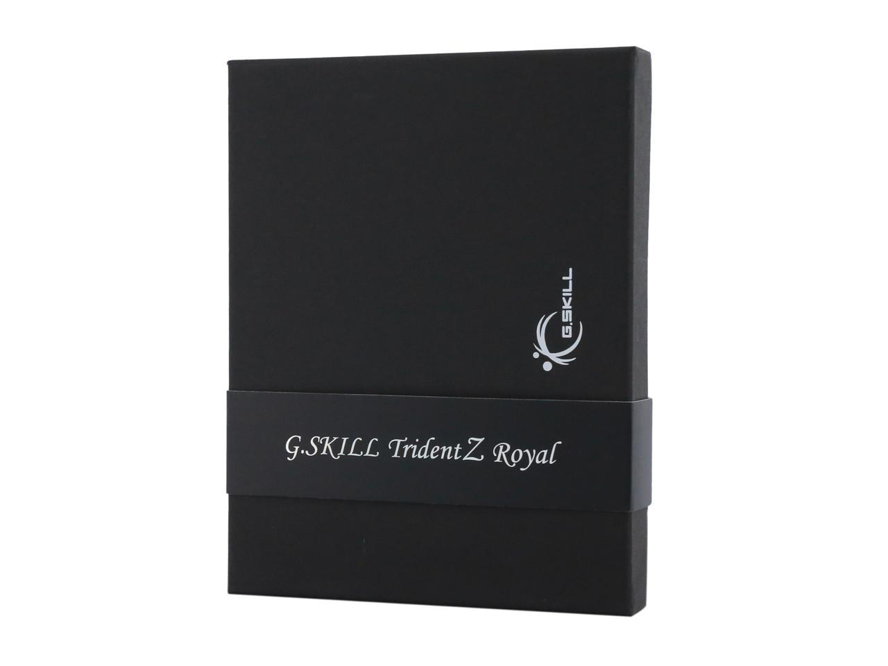 G.SKILL Trident Z Royal Series 16GB (2 x 8GB) 288-Pin DDR4 SDRAM DDR4 4000 (PC4 32000) Desktop Memory Model F4-4000C15D-16GTRG