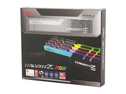 G.SKILL TridentZ RGB Series 128GB (4 x 32GB) 288-Pin DDR4 SDRAM DDR4 2666 (PC4 21300) Intel XMP 2.0 Desktop Memory Model F4-2666C18Q-128GTZR