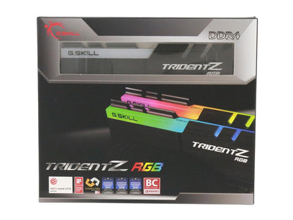 G.SKILL TridentZ RGB Series 64GB (2 x 32GB) 288-Pin DDR4 SDRAM DDR4 3200 (PC4 25600) Intel XMP 2.0 Desktop Memory Model F4-3200C16D-64GTZR