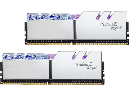 G.SKILL Trident Z Royal Series 64GB (2 x 32GB) 288-Pin DDR4 SDRAM DDR4 3600 (PC4 28800) Intel XMP 2.0 Desktop Memory Model F4-3600C18D-64GTRS
