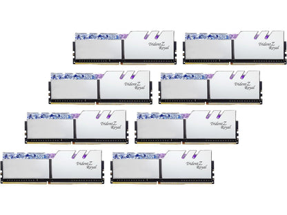 G.SKILL Trident Z Royal Series 256GB (8 x 32GB) 288-Pin DDR4 SDRAM DDR4 3600 (PC4 28800) Intel XMP 2.0 Desktop Memory Model F4-3600C18Q2-256GTRS