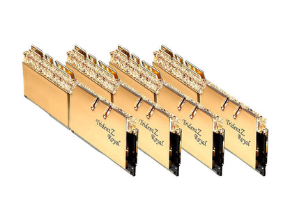 G.SKILL Trident Z Royal Series 128GB (4 x 32GB) 288-Pin DDR4 SDRAM DDR4 3600 (PC4 28800) Intel XMP 2.0 Desktop Memory Model F4-3600C18Q-128GTRG