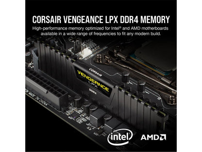 CORSAIR Vengeance LPX 16GB (2 x 8GB) 288-Pin PC RAM DDR4 3200 (PC4 25600) Desktop Memory Model CMK16GX4M2B3200C16 **Open Box **