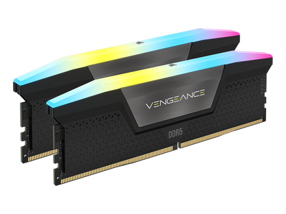 CORSAIR Vengeance RGB 32GB (2 x 16GB) 288-Pin PC RAM DDR5 6000 (PC5 48000) Desktop Memory Model CMH32GX5M2E6000C36  **Open Box **