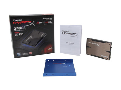 Kingston HyperX 3K 2.5" 240GB SATA III MLC Internal Solid State Drive (SSD) (Stand-Alone Drive) SH103S3/240G