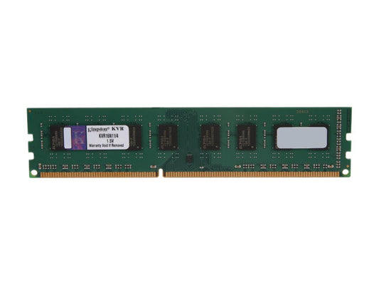 Kingston 4GB 240-Pin DDR3 SDRAM DDR3 1600 Desktop Memory Model KVR16N11/4