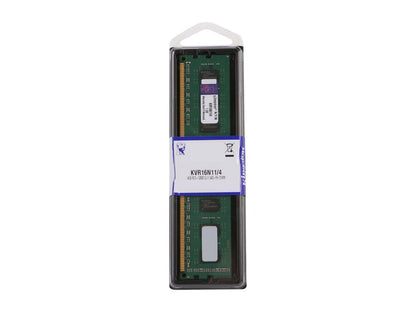 Kingston 4GB 240-Pin DDR3 SDRAM DDR3 1600 Desktop Memory Model KVR16N11/4