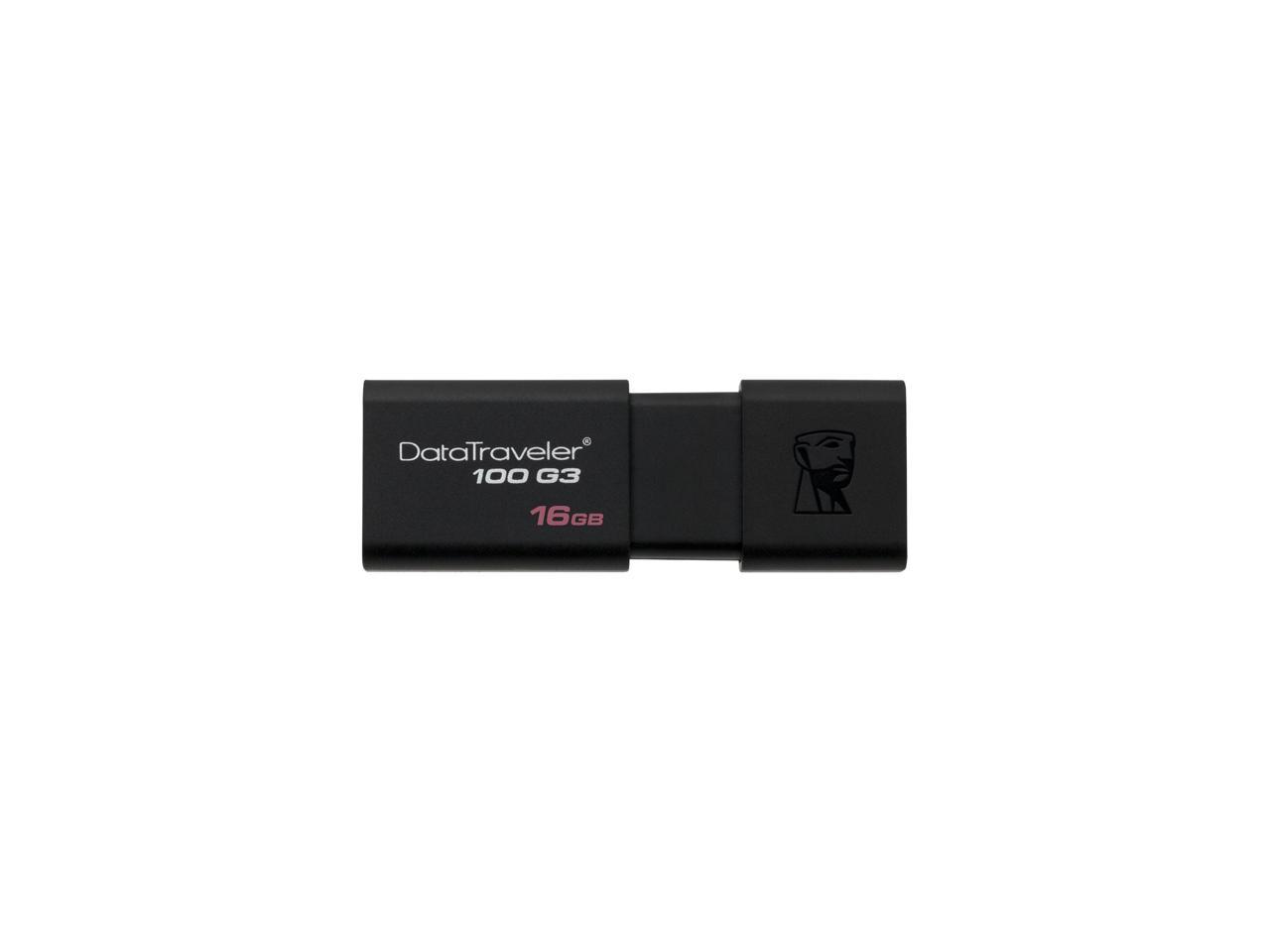 Kingston 16GB DataTraveler 100 G3 USB 3.0 Flash Drive (DT100G3/16GB)