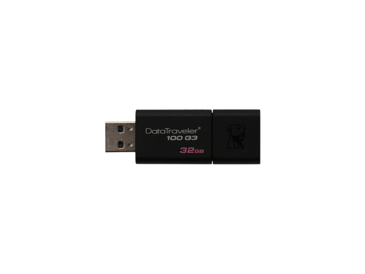 Kingston 32GB DataTraveler 100 G3 USB 3.0 Flash Drive (DT100G3/32GB)