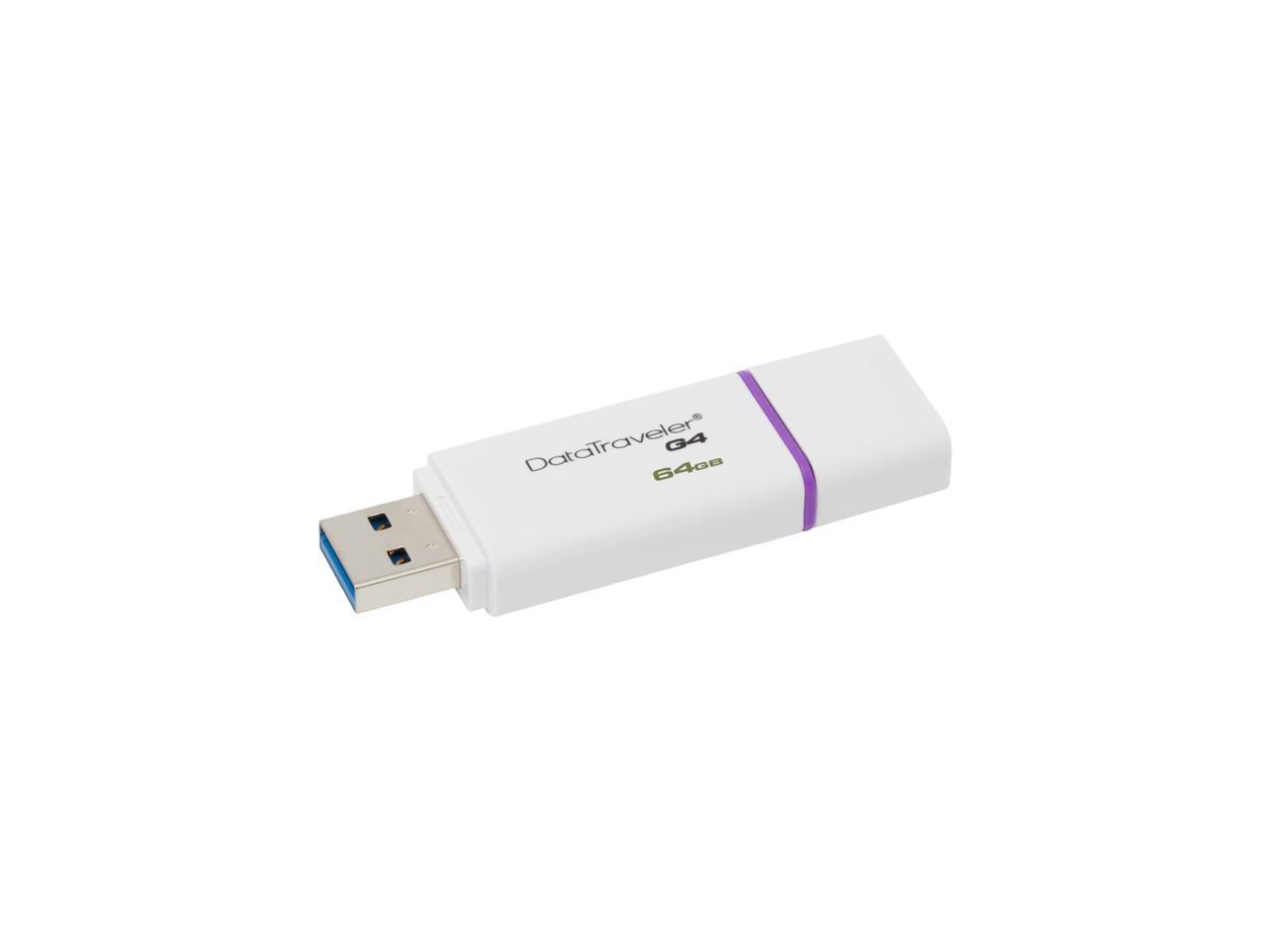 Kingston 64GB DataTraveler G4 USB 3.0 Flash Drive (DTIG4/64GB)