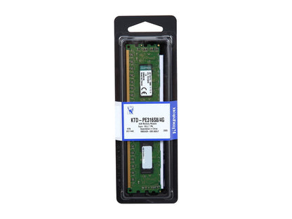 Kingston 4GB 240-Pin DDR3 SDRAM ECC Registered DDR3 1600 (PC3 12800) Single Rank Server Memory Model KTD-PE316S8/4G