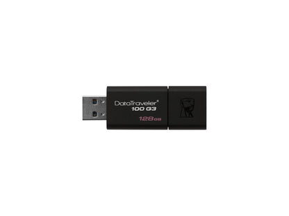 Kingston 128GB DataTraveler 100 G3 USB 3.0 Flash Drive (DT100G3/128GB)
