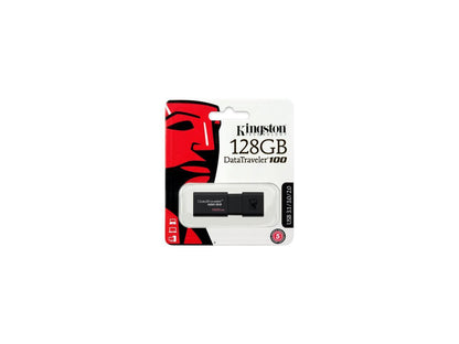 Kingston 128GB DataTraveler 100 G3 USB 3.0 Flash Drive (DT100G3/128GB)