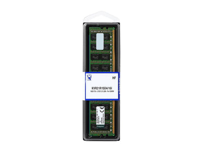 Kingston ValueRAM 16GB 288-Pin DDR4 SDRAM ECC Registered DDR4 2133 (PC4 17000) Server Memory Model KVR21R15D4/16I
