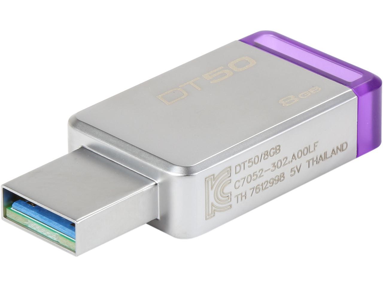 Kingston 8GB DataTraveler 50 USB 3.0 Flash Drive (DT50/8GB)