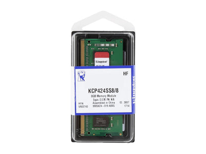 Kingston 8GB (1 x 8GB) DDR4 2400MHz DRAM (Notebook Memory) 1.2V SODIMM (260-Pin) KCP424SS8/8