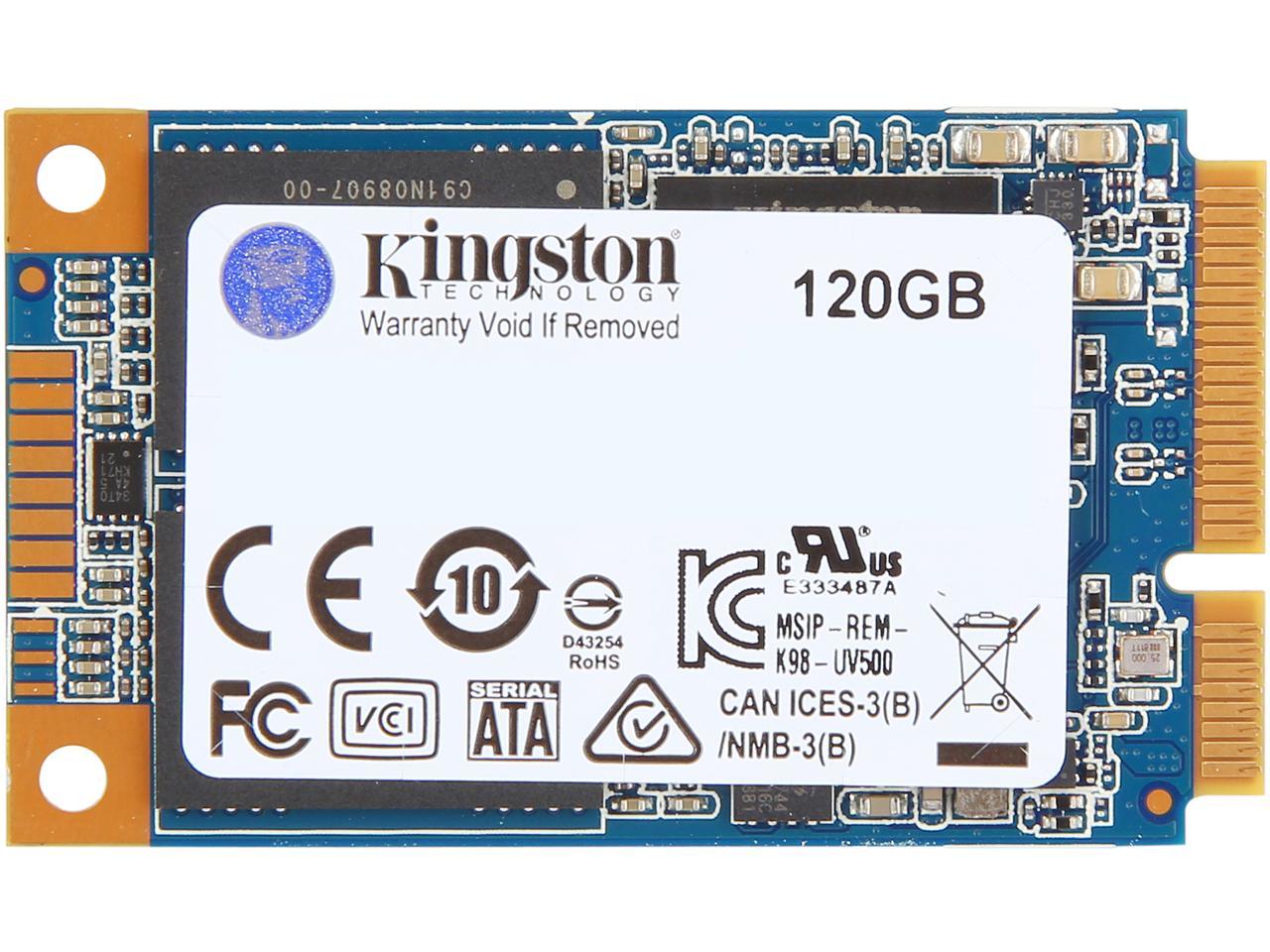 Kingston UV500 mSATA 120GB SATA III 3D TLC SUV500MS/120G