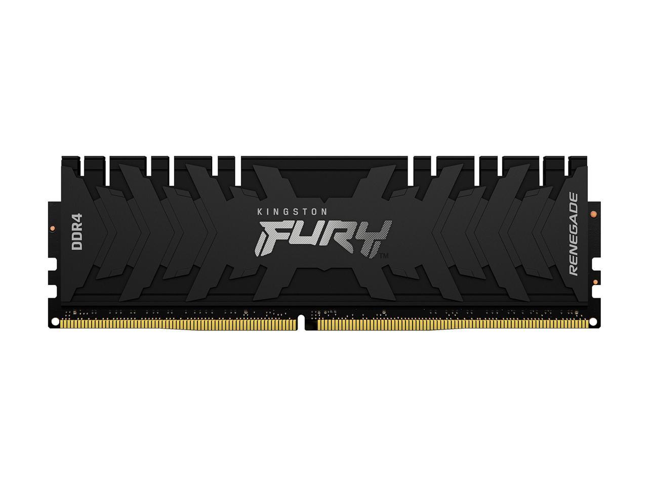 Kingston FURY Renegade 16GB (2 x 8GB) 288-Pin PC RAM DDR4 4000 (PC4 32000) Desktop Memory Model KF440C19RBK2/16